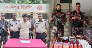 বিজিবির অভিযানে মাদক ও চোরাচালানি মালামালসহ আটক ১